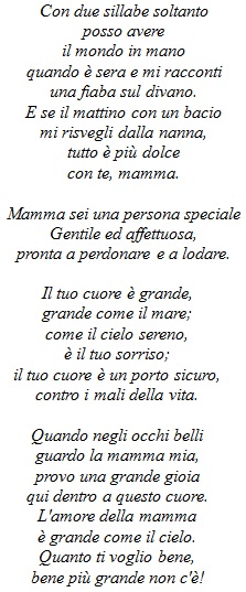 Poesia mamma