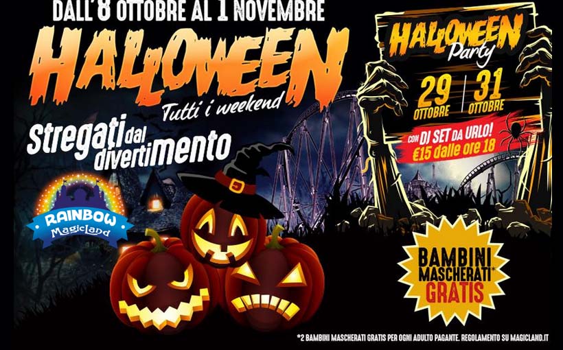 Halloween Rainbow Magicland Valmontone-Roma 2016: eventi ... - Corretta Informazione (Satira)