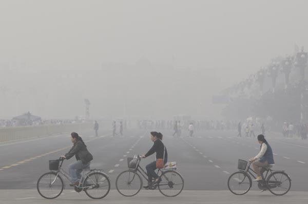 Inquinamento Pechino vacanza