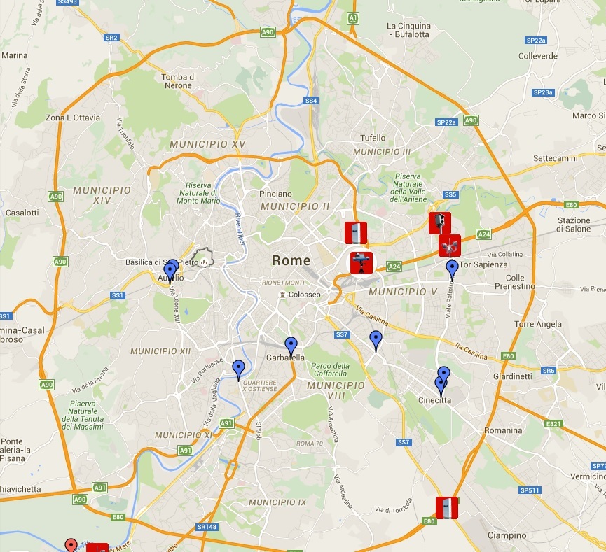 Autovelox Roma Mappa 2016 1